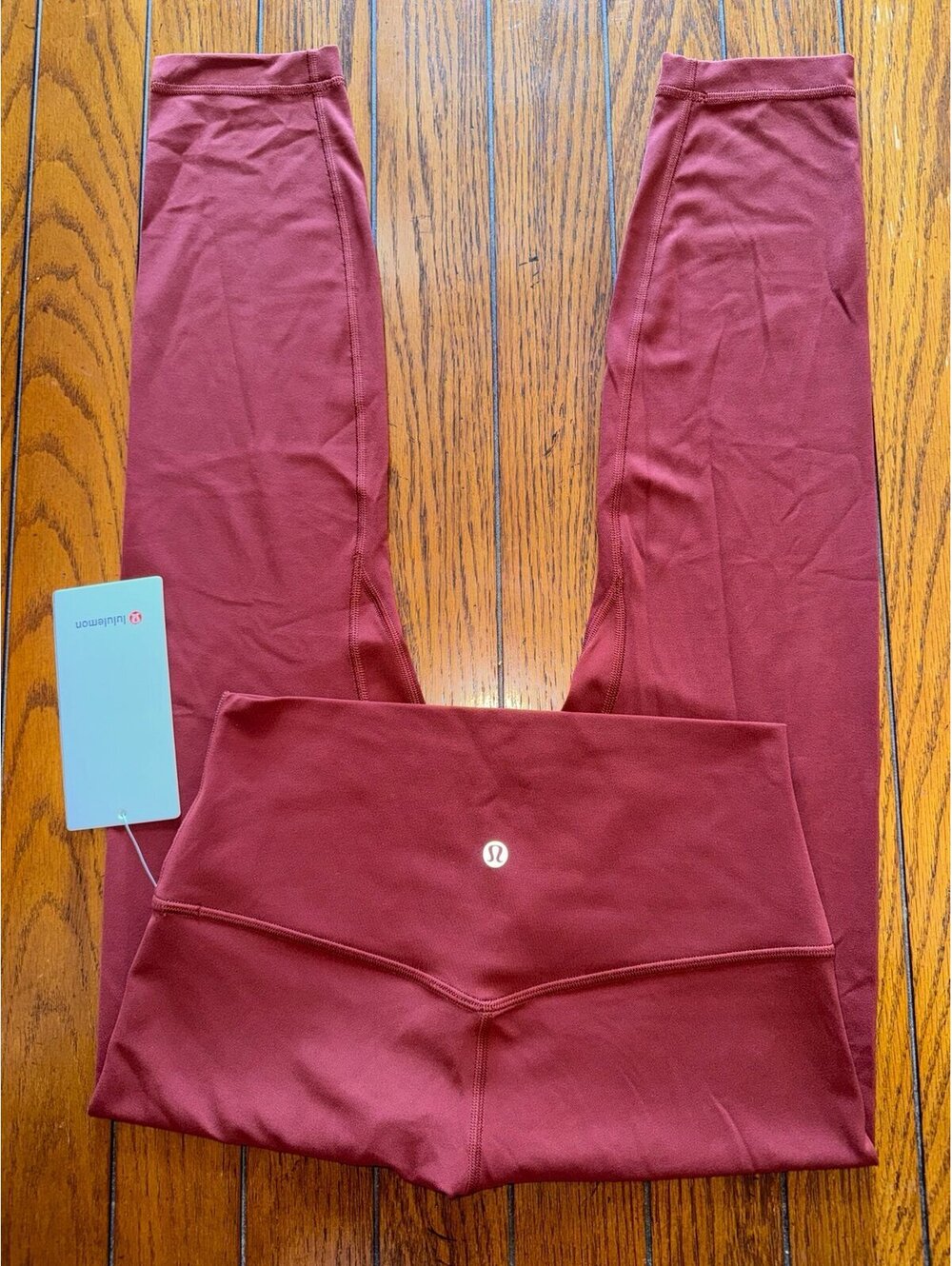 Lululemon Align No Line High Rise 25” Cranberry Charm Size 8 NWT